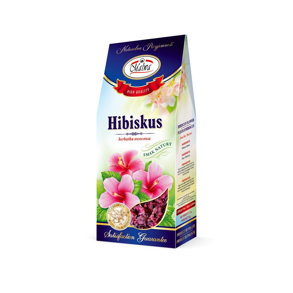 Kwiat Hibiskusa - Susz Owocowy - 50 g