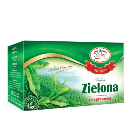 Herbata Zielona ekspresowa - 20 torebek po 2 g