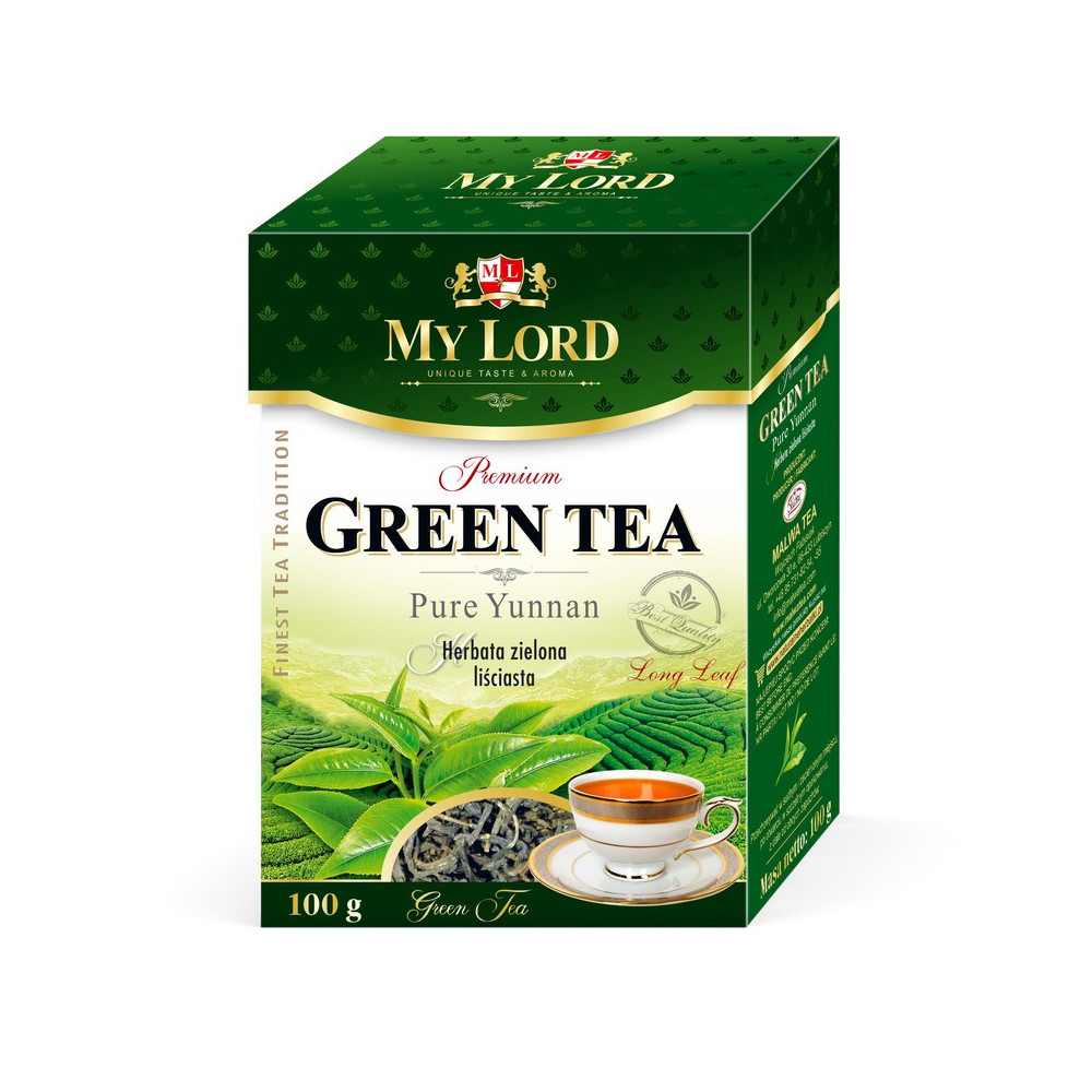 MY LORD GREEN TEA – Herbata Zielona Liściasta – 100 g