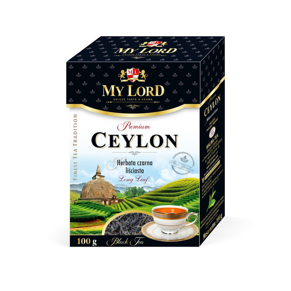 MY LORD CEYLON – Herbata Czarna Liściasta – 100 g