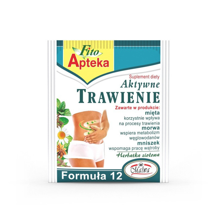 AKTYWNE TRAWIENIE – herbatka ziołowa na trawienie – 1 torebka 2 g