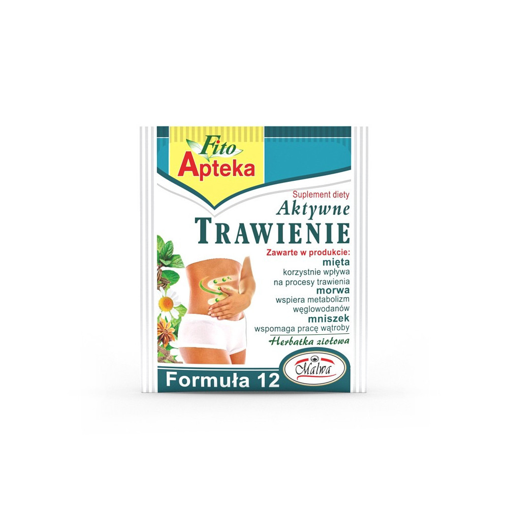 AKTYWNE TRAWIENIE – herbatka ziołowa na trawienie – 1 torebka 2 g