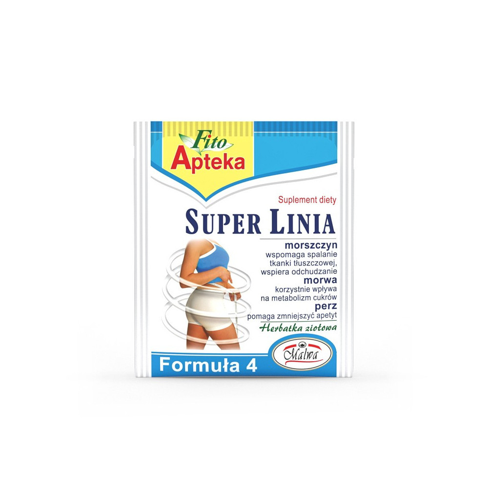 SUPER LINIA – herbatka ziołowa na odchudzanie i kontrolę masy ciała – 1 torebka 2 g