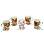 Kubek porcelanowy – klasyczny kubek do herbaty, kawy i ziół
