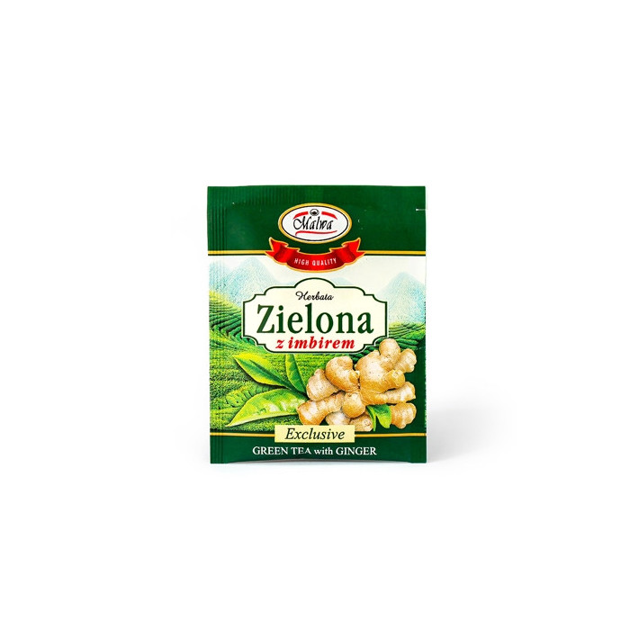 Herbata Zielona z Imbirem - Malwa - 1 torebka 1,5g
