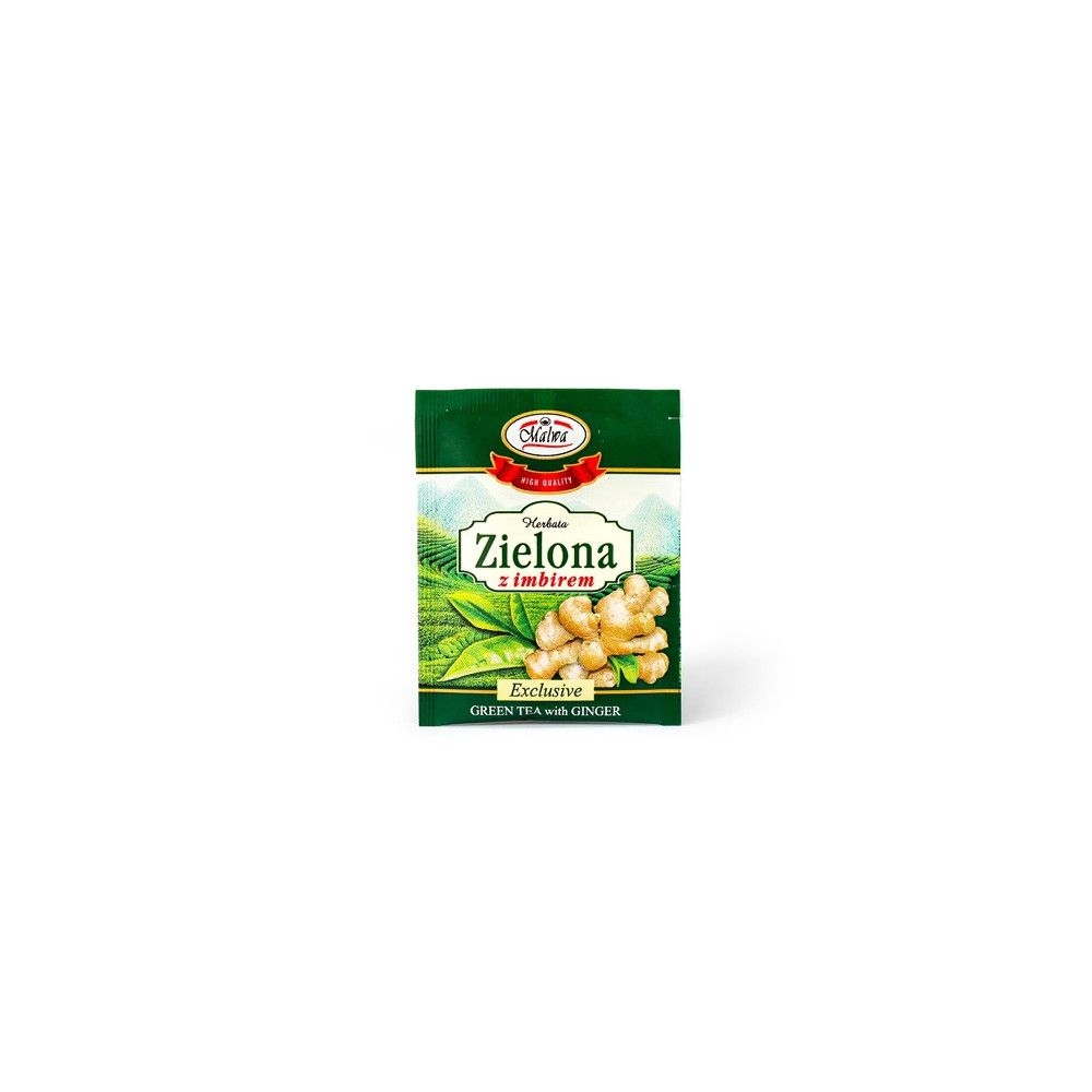 Herbata Zielona z Imbirem - Malwa - 1 torebka 1,5g