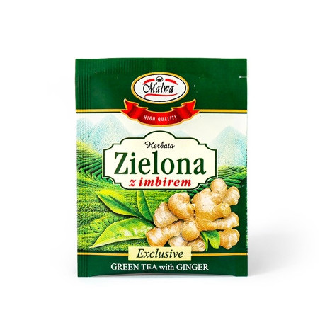 Herbata Zielona z Imbirem - Malwa - 1 torebka 1,5g