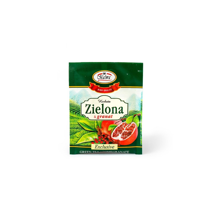Herbata Zielona z Granatem - Malwa - 1 torebka 1,5g