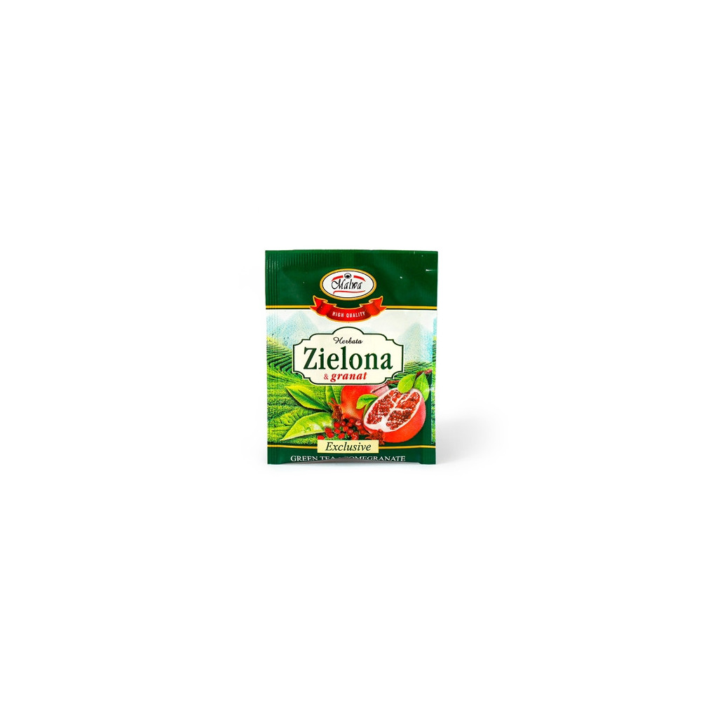 Herbata Zielona z Granatem - Malwa - 1 torebka 1,5g