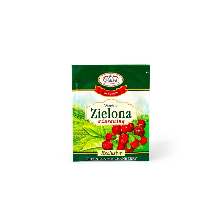 Herbata Zielona z Żurawiną - Malwa - 1 torebka 2g