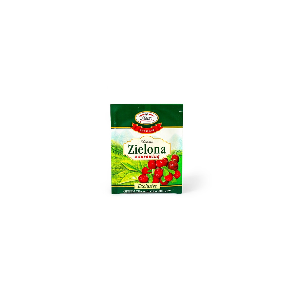 Herbata Zielona z Żurawiną - Malwa - 1 torebka 2g