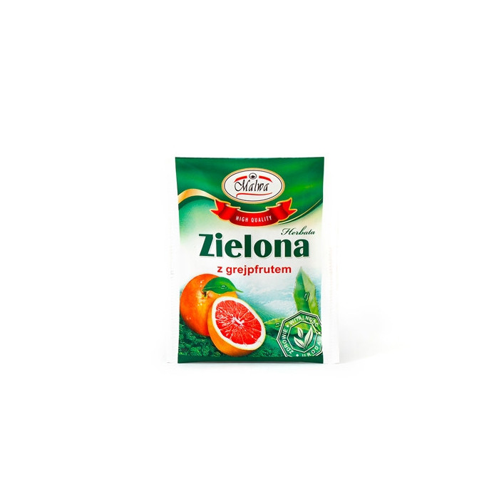 Herbata Zielona o smaku Grejpfrutowym - Malwa - 1 torebka 2g