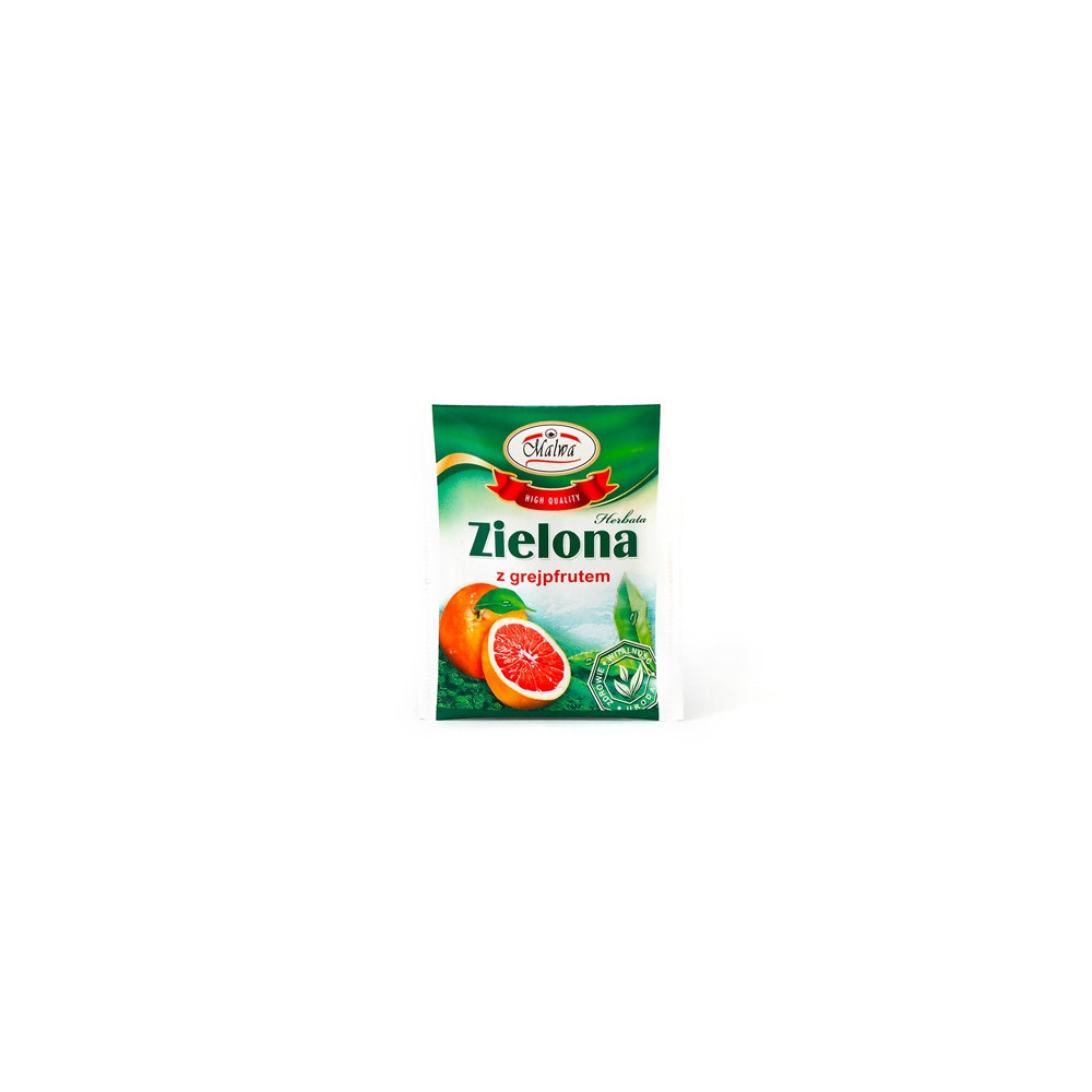 Herbata Zielona o smaku Grejpfrutowym - Malwa - 1 torebka 2g