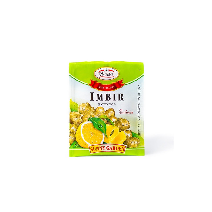 Imbir z cytryną - Herbatka ziołowo-owocowa - Sunny Garden – 1 torebka 2g