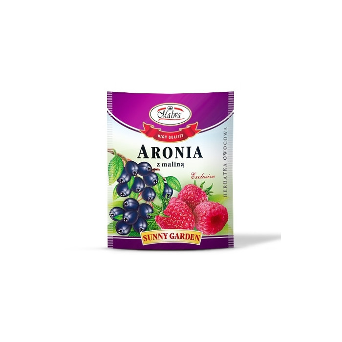 Aronia z maliną - Herbatka Owocowa Malwa - Sunny Garden - 1 torebka 2g