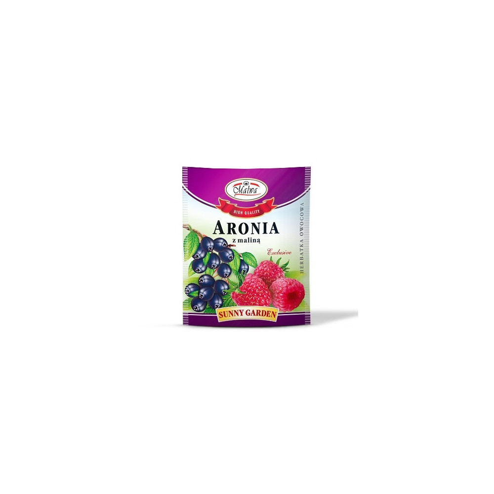 Aronia z maliną - Herbatka Owocowa Malwa - Sunny Garden - 1 torebka 2g