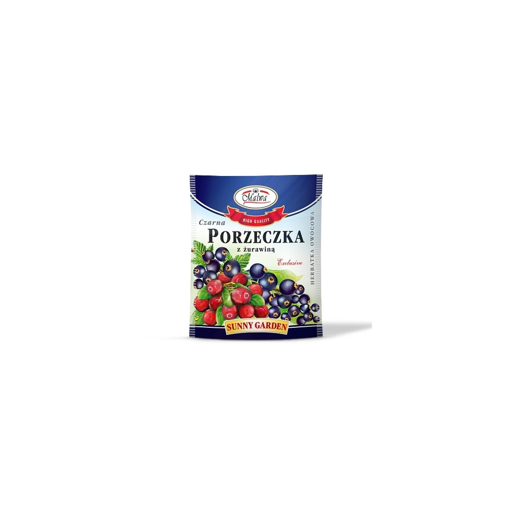 Porzeczka z Żurawiną - Herbatka Owocowa - Sunny Garden - 1 torebka 2g