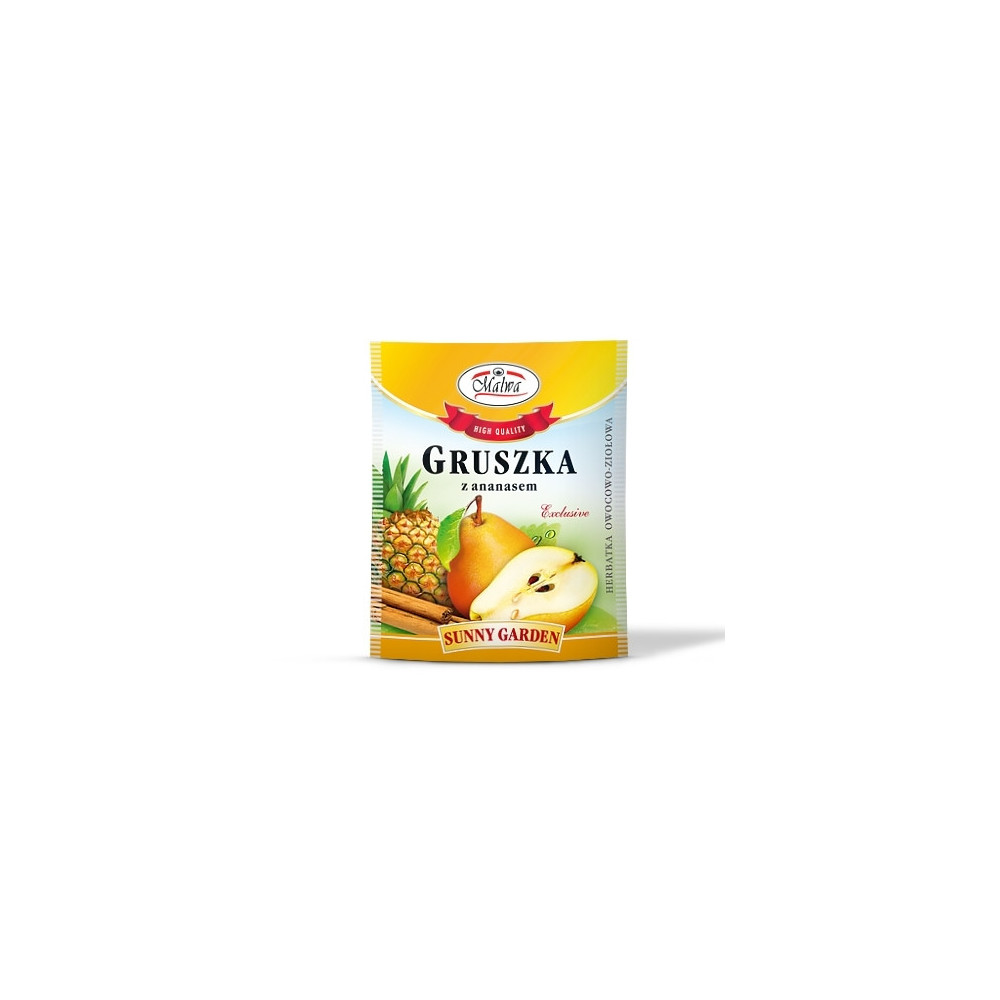Gruszka z ananasem – Herbatka Owocowo-ziołowa - Sunny Garden - 1 torebka 2g