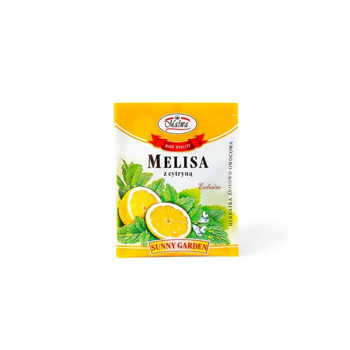 Melisa z cytryną - Herbatka ziołowo-owocowa - Sunny Garden - 1 torebka 1,5g