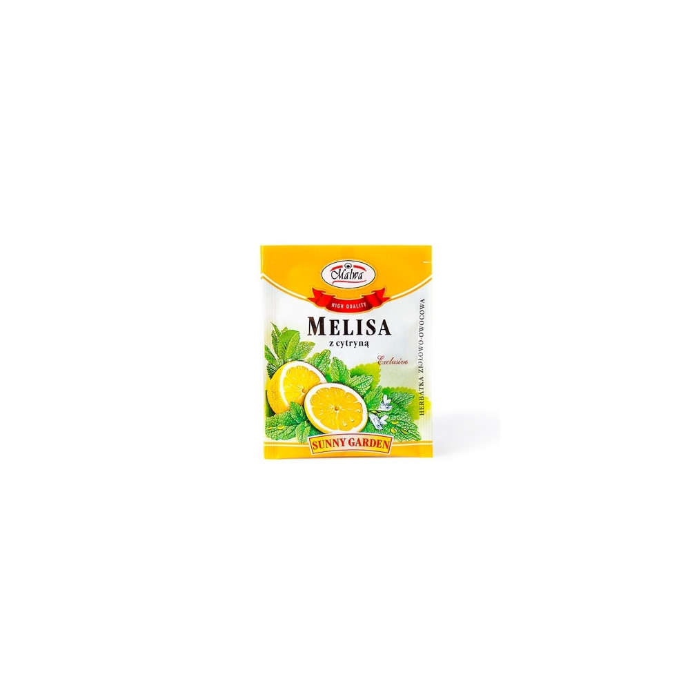 Melisa z cytryną - Herbatka ziołowo-owocowa - Sunny Garden - 1 torebka 1,5g