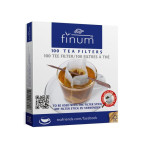 Finum filtry papierowe 100 szt. + szpadka – filtry do herbaty sypanej