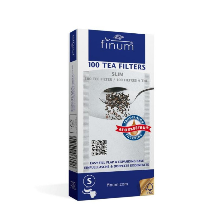 Filtry do herbaty Finum S – papierowe filtry do kubka i filiżanki
