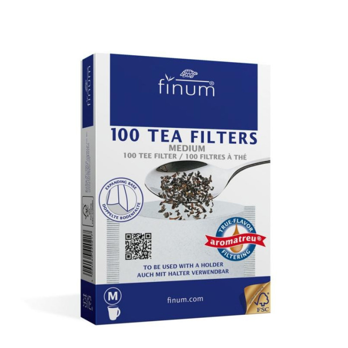 Filtry do herbaty Finum M – papierowe filtry do herbaty i ziół