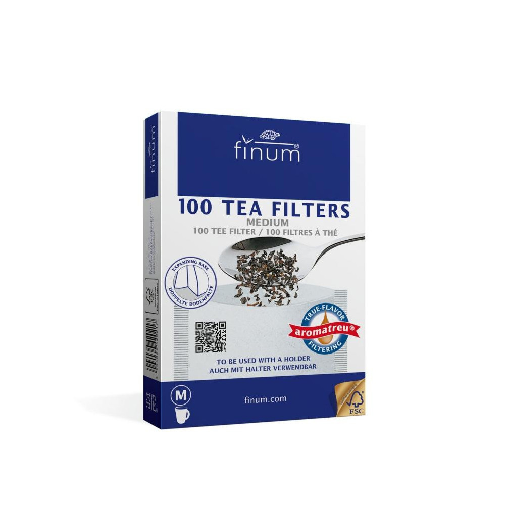 Filtry do herbaty Finum M – papierowe filtry do herbaty i ziół