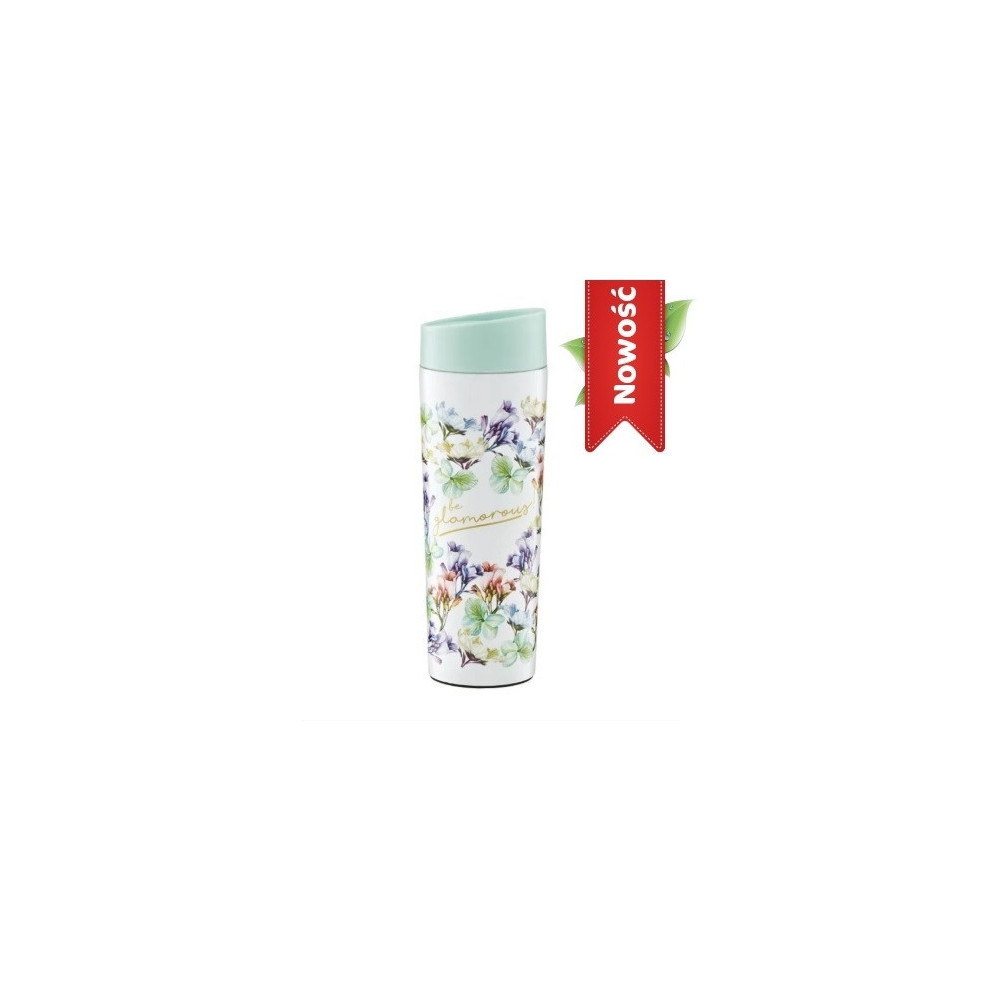 Kubek termiczny Garden 340 ml miętowy - kubek ze stali nierdzewnej