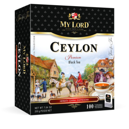 MY LORD CEYLON – Czarna Herbata - 100 sztuk