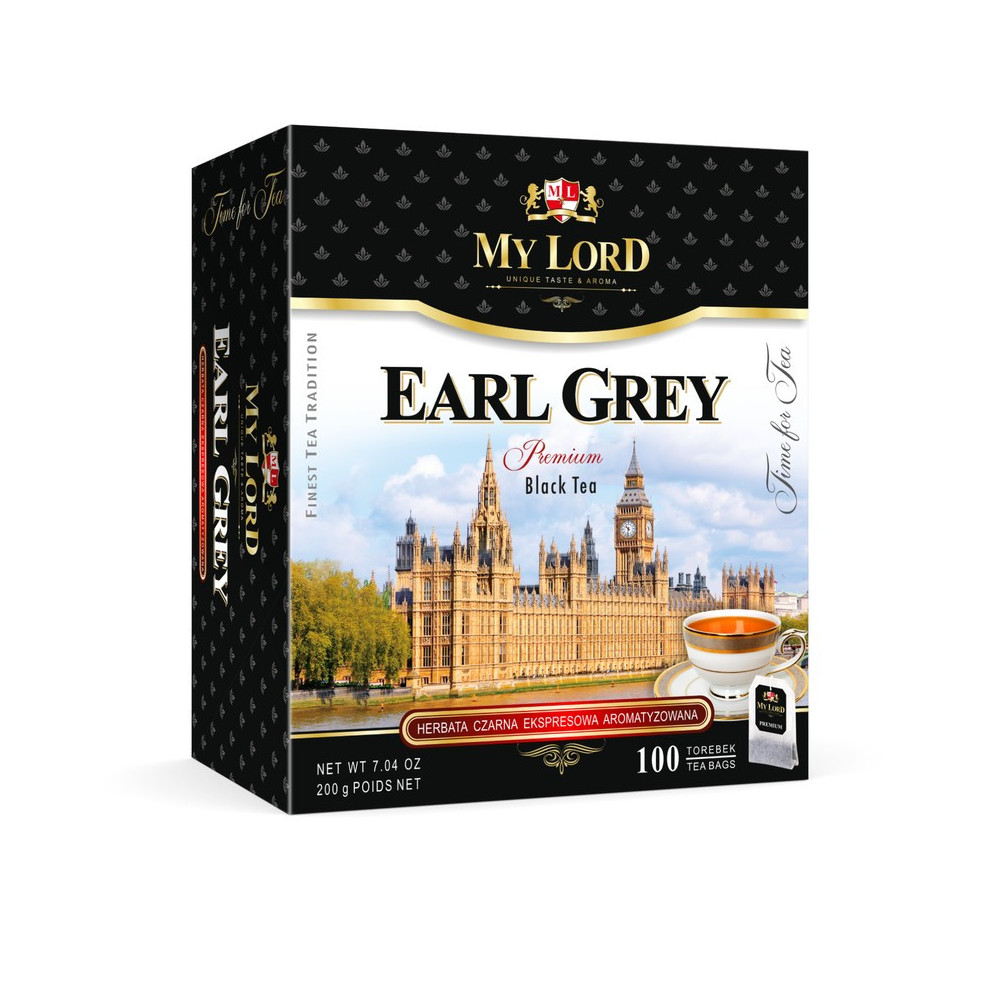MY LORD EARL GREY – Czarna Herbata – 100 sztuk