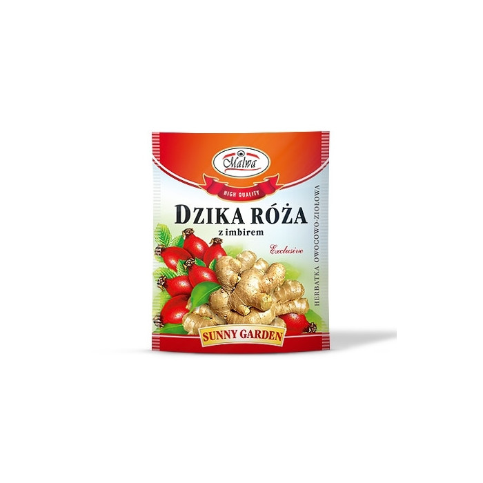 Dzika Róża z Imbirem – Herbatka owocowo-ziołowa - Sunny Garden - 1 torebka 2 g