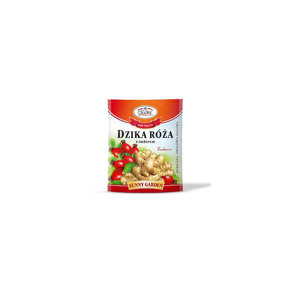 Dzika Róża z Imbirem – Herbatka owocowo-ziołowa - Sunny Garden - 1 torebka 2 g