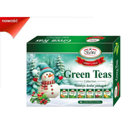 Celebration Green Teas Zestaw Świąteczny - Zielone herbaty - 6 smaków x 5 sztuk po 2 g