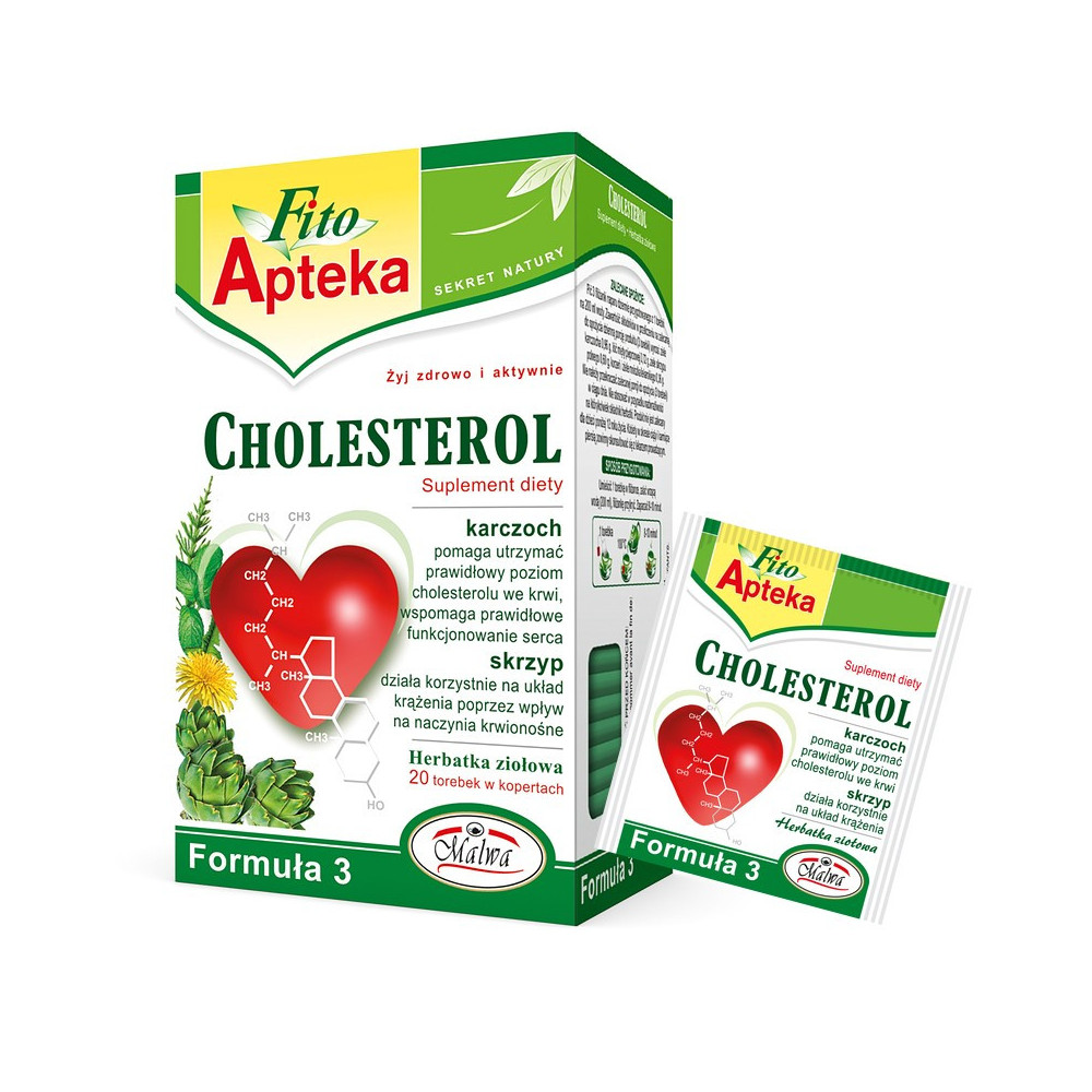 Herbata na Cholesterol - Formuła 3 - 20 torebek