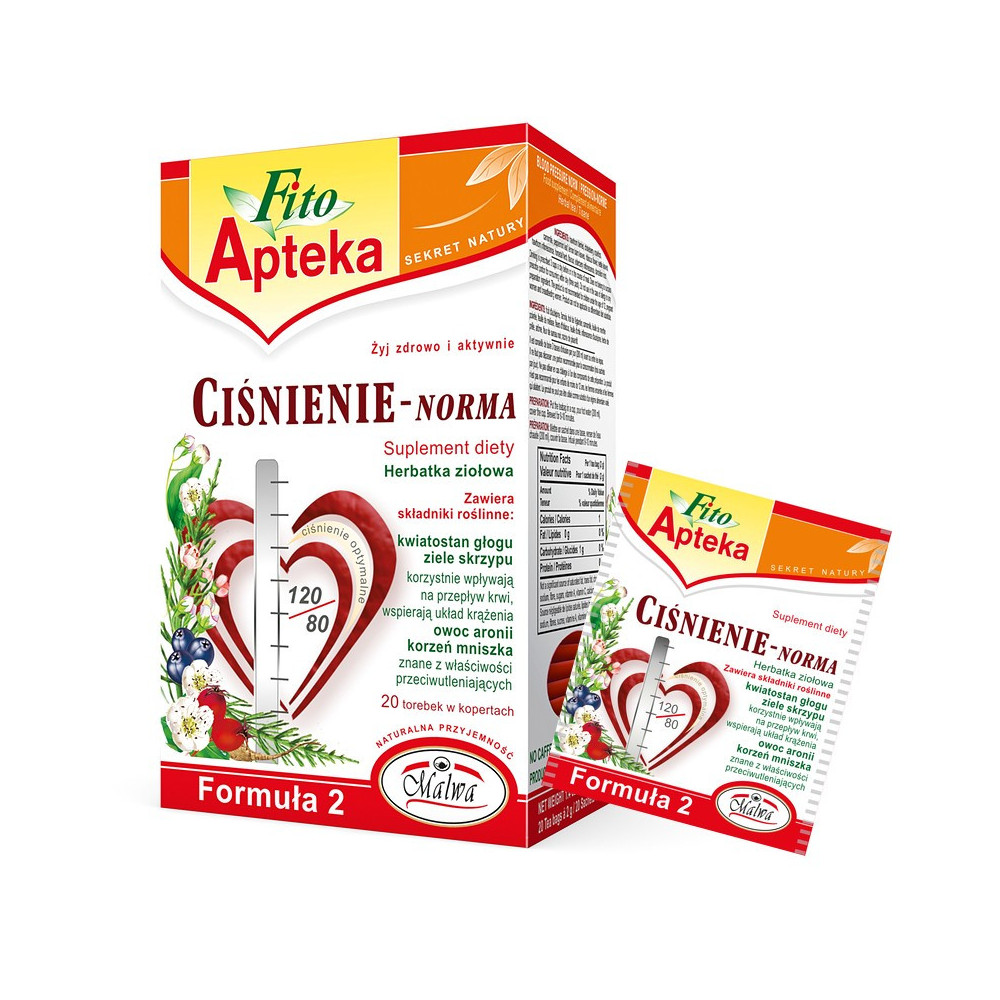 Herbata Ciśnienie Norma - Formuła 2 - 20 torebek