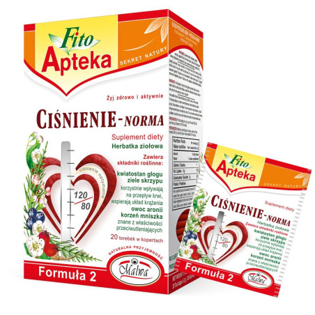 Herbata Ciśnienie Norma - Formuła 2 - 20 torebek