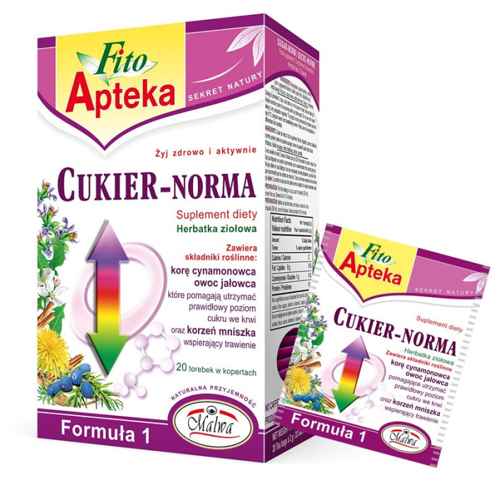 Herbata Cukier w Normie - Formuła 1 - 20 torebek
