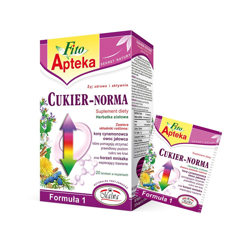 Herbata Cukier w Normie - Formuła 1 - 20 torebek