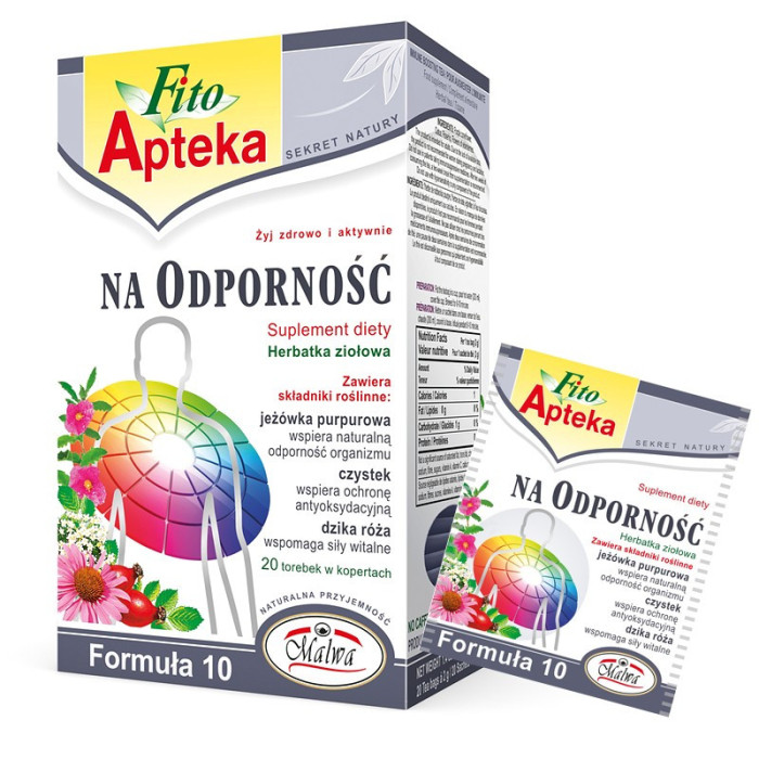 Herbata Na Odporność - Formuła 10 - 20 torebek