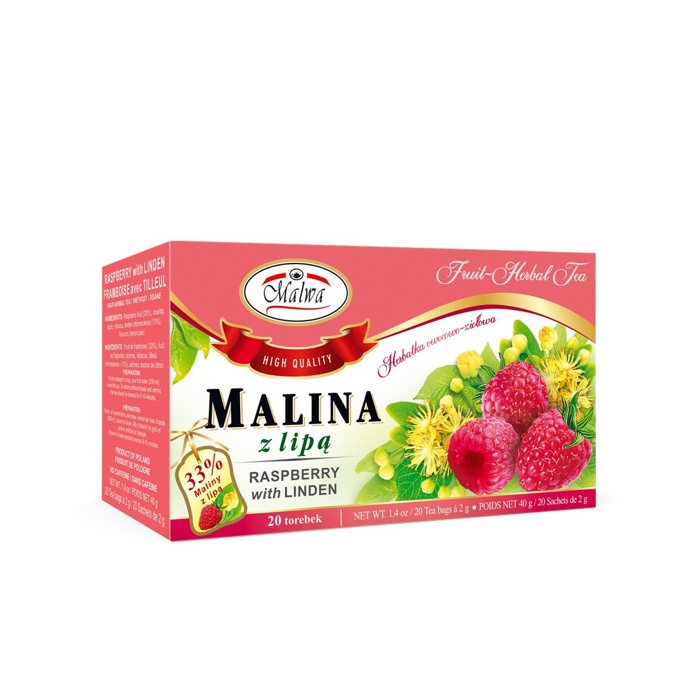 Herbata Owocowa Malina z lipą - Malwa