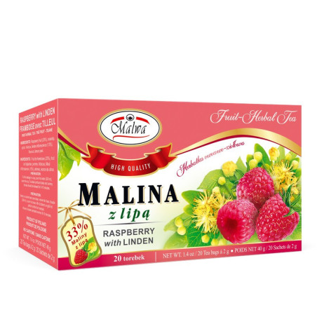 Herbata Owocowa Malina z lipą - Malwa