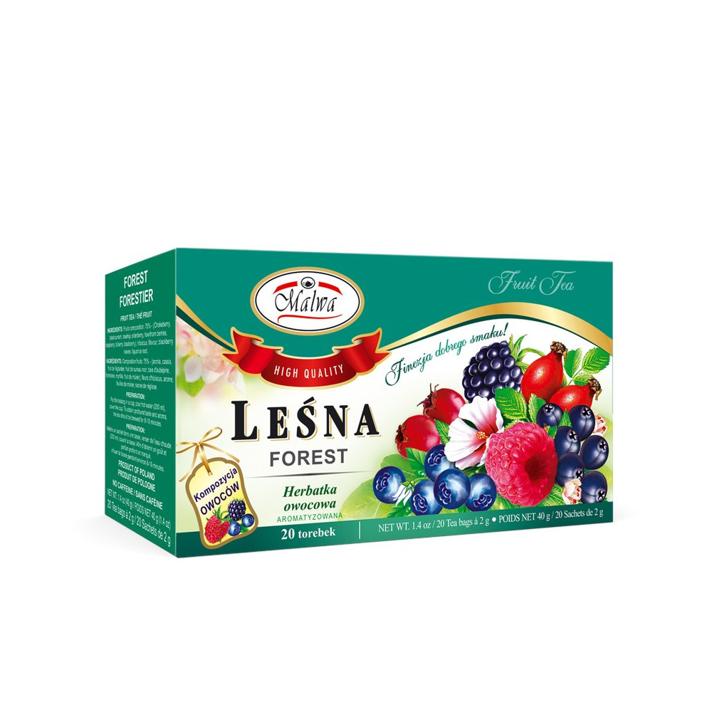 Herbata Owocowa Leśna – 20 torebek po 2 g