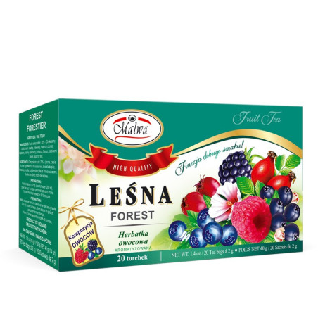Herbata Owocowa Leśna – 20 torebek po 2 g