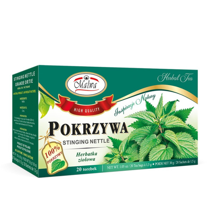 Herbata Ziołowa Pokrzywa – 20 torebek po 1,5 g