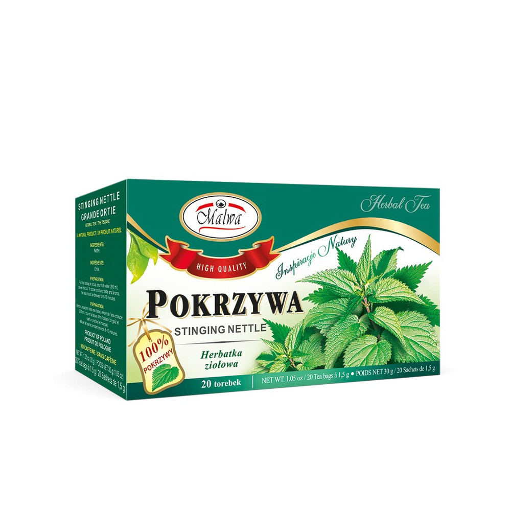 Herbata Ziołowa Pokrzywa – 20 torebek po 1,5 g