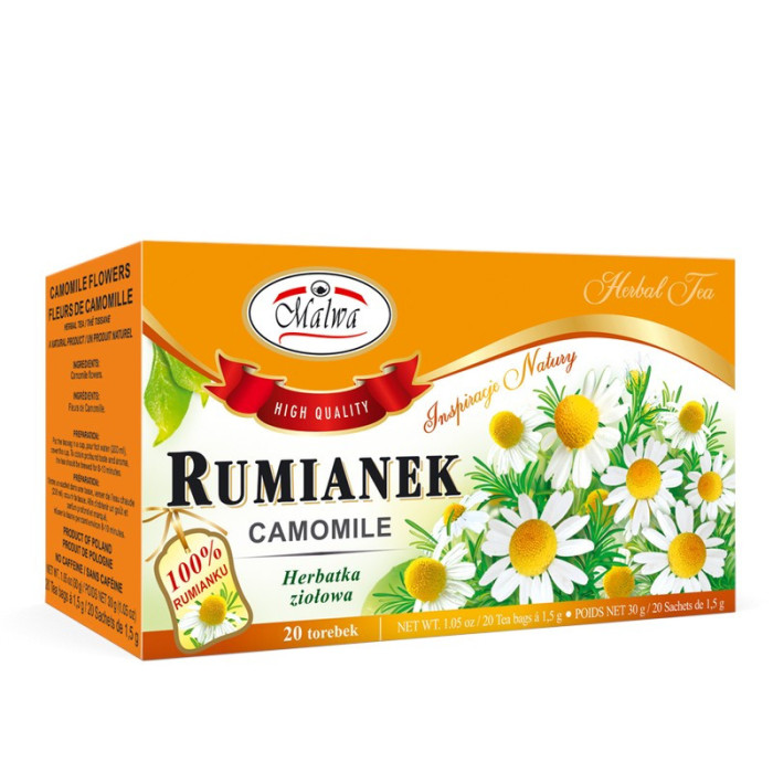 Rumianek - Herbata Ziołowa – 20 torebek po 1,5 g