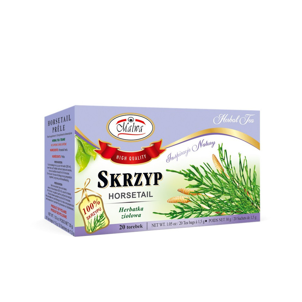 Skrzyp - Herbata Ziołowa – 20 torebek po 1,5 g